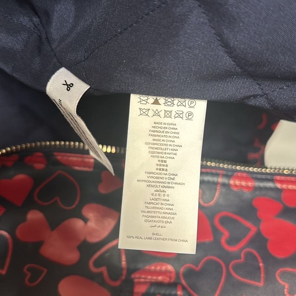 Michael Kors hearted leather jacket - Picture 4 of 4